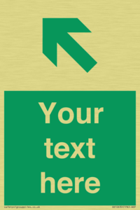 Custom Safe condition: Green Up left arrow